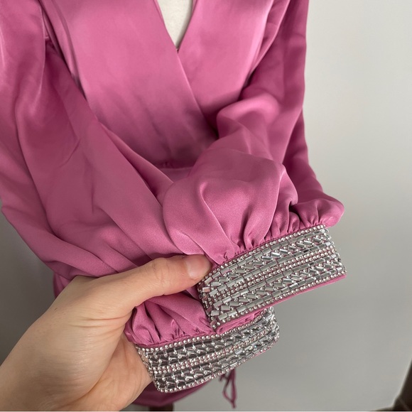 NWT Ramy Brook Foxy Embellished Mini Dress - Picture 12 of 13